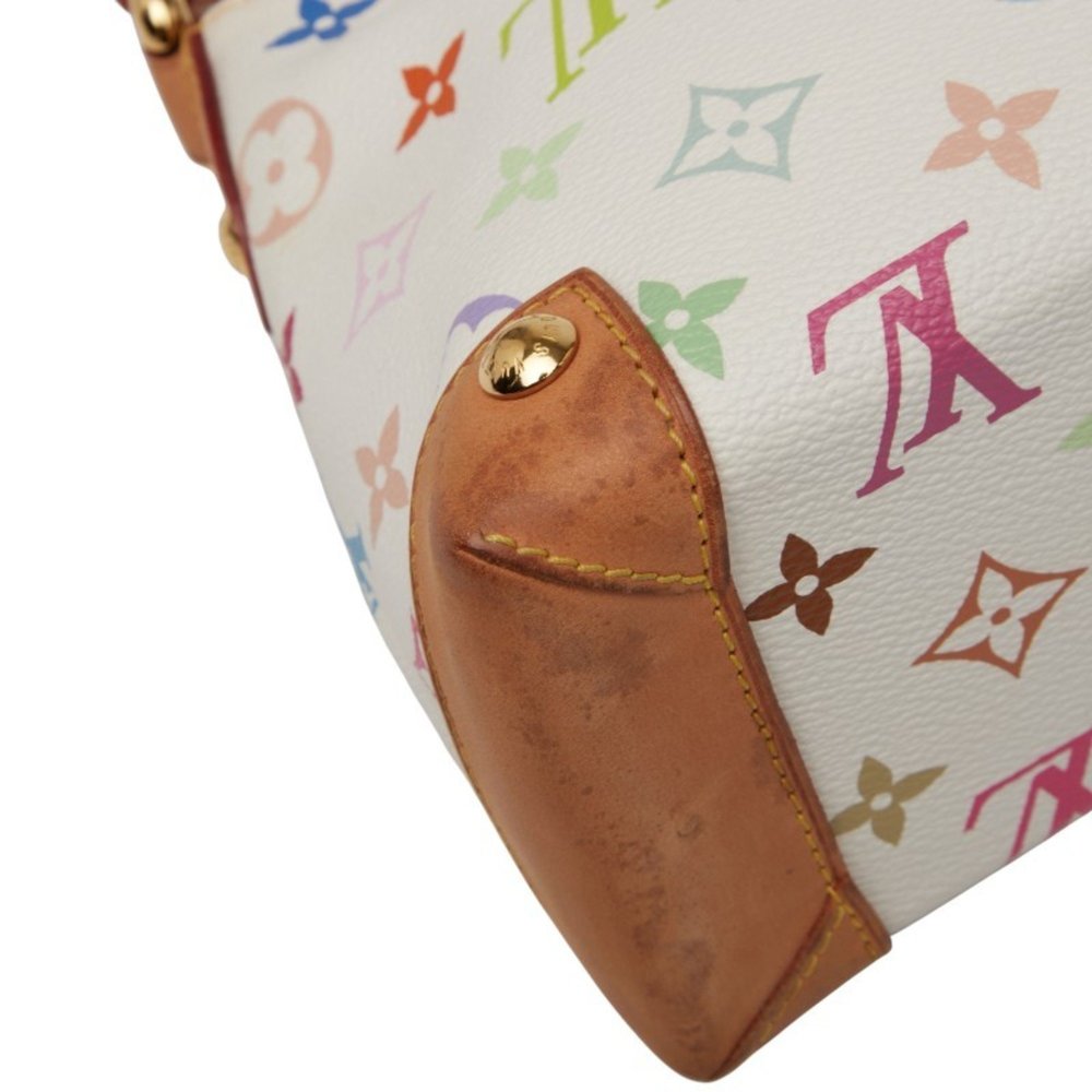 Louis Vuitton Monogram Multicolore Eliza Shoulder Bag M40098 in Bron White Le... - Picture 8 of 12